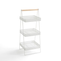 Этажерка С 3 поддонами Estivar единый размер белый LA REDOUTE INTERIEURS  фото, kupilegko.ru